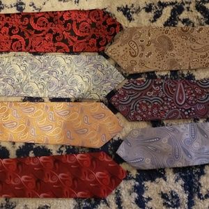 7 Floral/Paisley Neck Ties